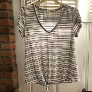 SALE✅Micheal Stars Striped Tie Tee